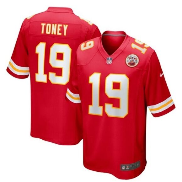 Nike On Field Kansas City Chiefs #19 Toney Jersey, Size XXXL, Nwot - Picture 1 of 9